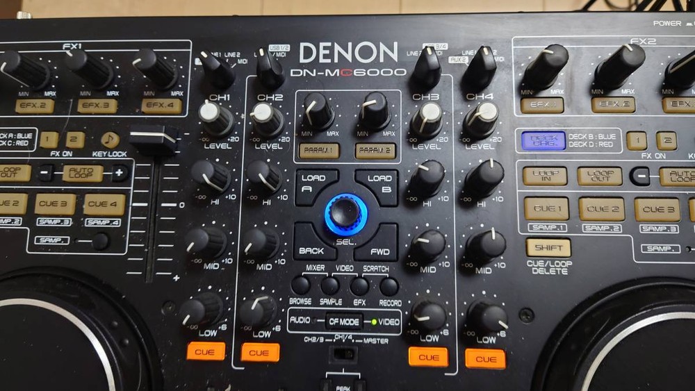 Denon DN-MC6000 Total Controller Virtual DJ Panel Cone Very Good