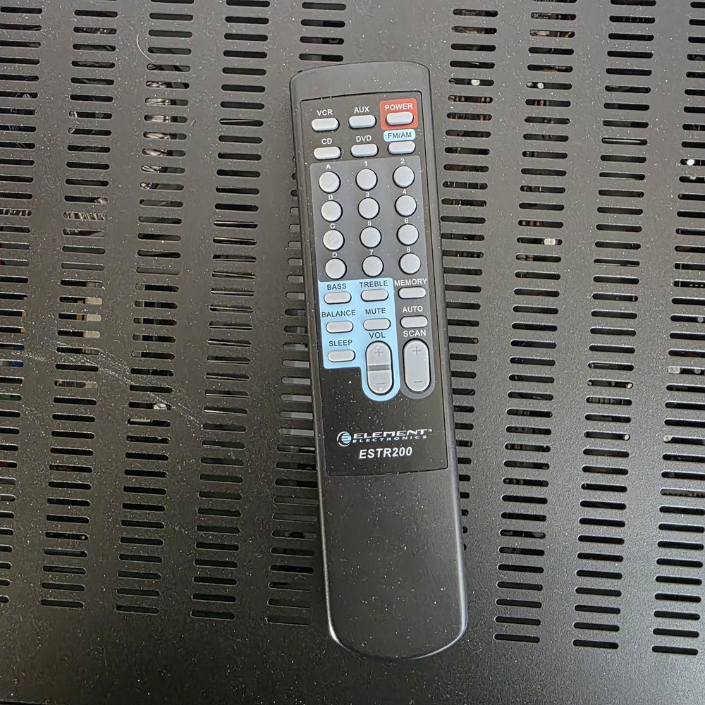 Element Electronics Stereo Receiver Amplifier ESTR200 w/ Remote. Tested Working