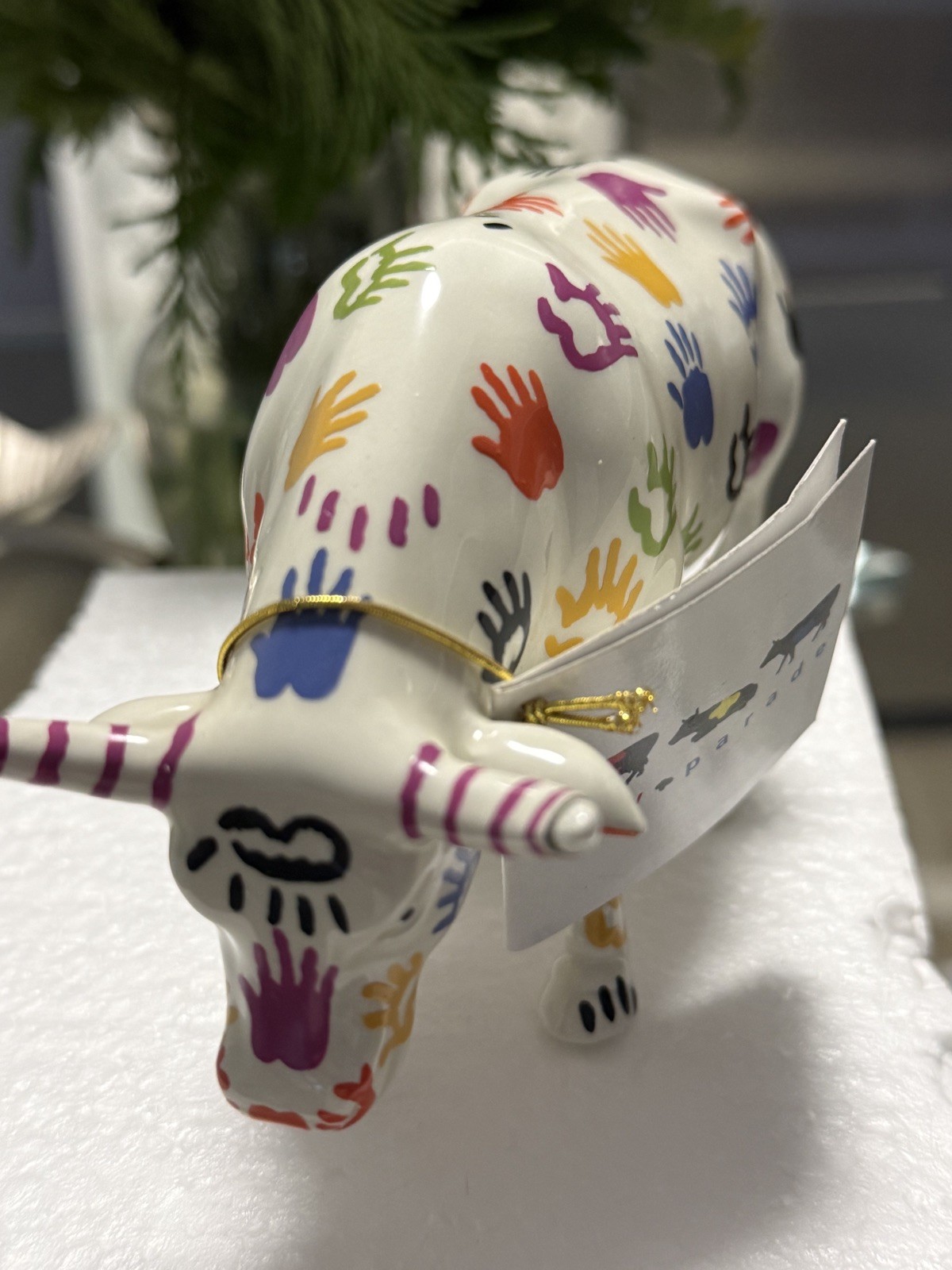 Cow Parade HANDSOME Cow figurine Collector's NEW with Tag#9153 Westland Giftware