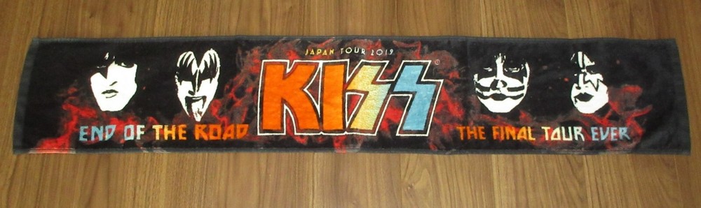 $0 ship! Kiss JAPAN 2019 tour TOWEL / SCARF official GENE SIMMONS others listed
