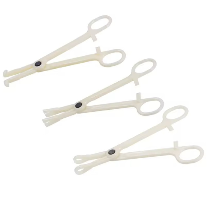 Piercing Clamps -  25Pcs Piercing Forceps Triangle Slotted Disposable Pier