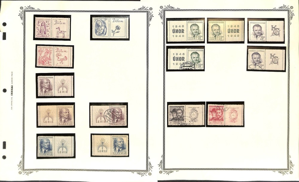 Czechoslovakia Stamp Collection, Specialized World War 2 Overprints & Label (CD)