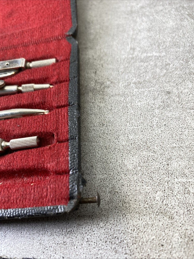 vintage compass drawing set