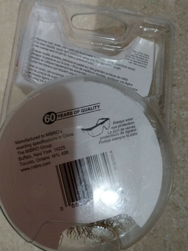 MIBRO 3" Wire Cup Brush Coarse