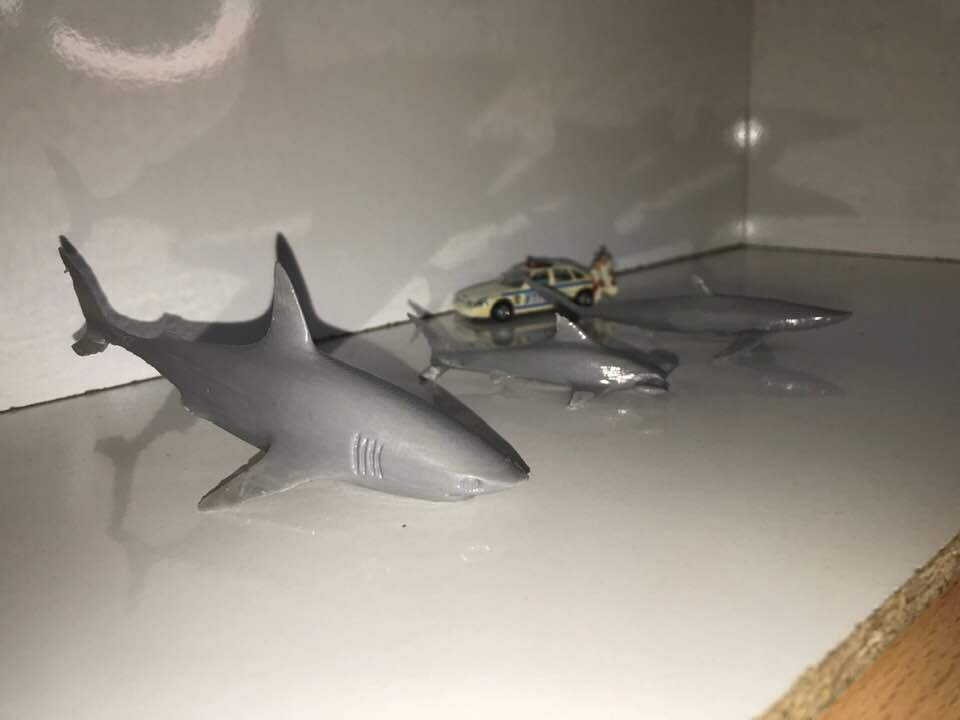 Ho 1/87 Scale Shark Set (UNPAINTED)