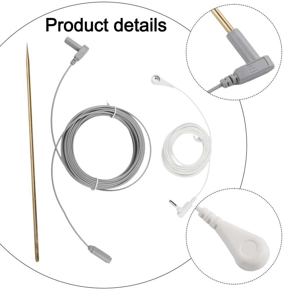 30cm Grounding Rod Kit with Two Wires for Secure Electrical Connection