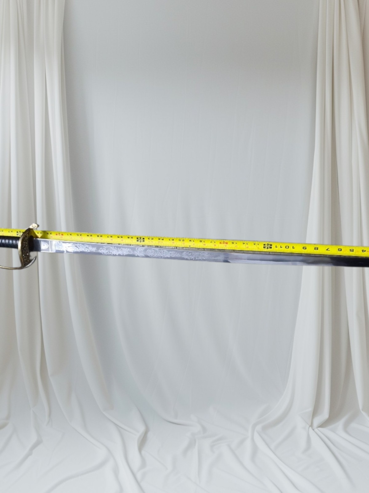 Decorative Brass Handle Naval Officer Dress Sword Replica – Ornate Guard,...