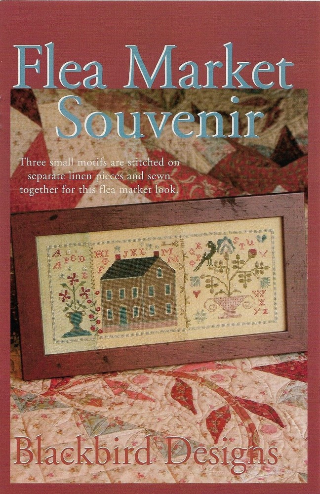 Flea Market Souvenir by Blackbird cross stitch pattern