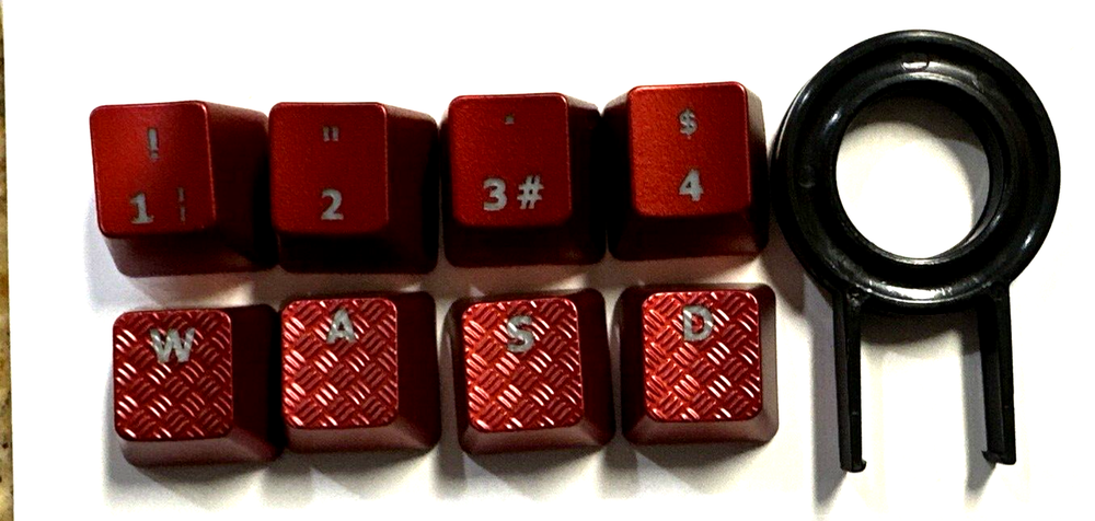 8x Backlit Keys Caps Set For Corsair FPS Gaming Keyboard MX Key Switch + Puller