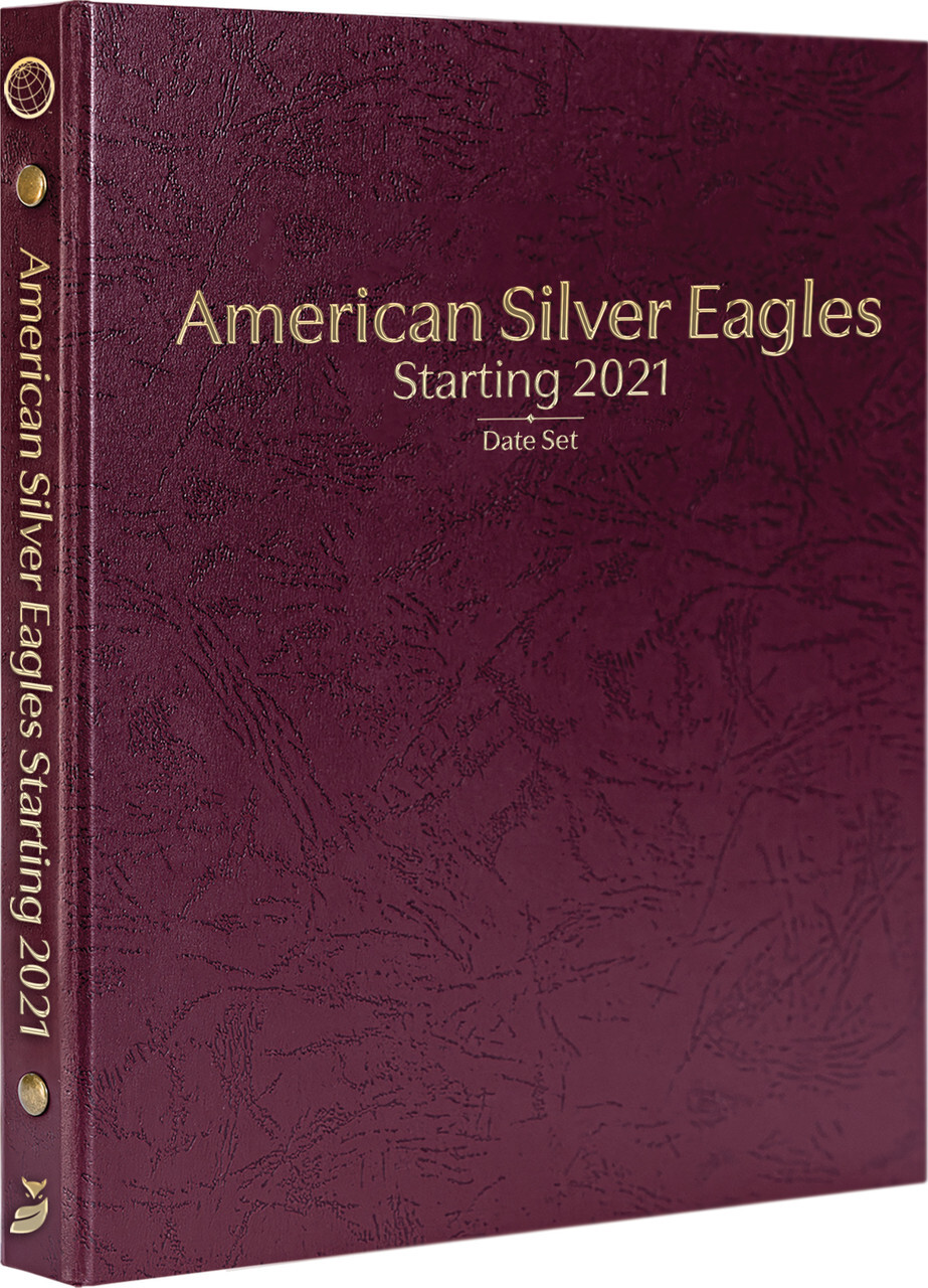 Whitman Prestige™ Coin Album - American Silver Eagles: Starting 2021 Date Set