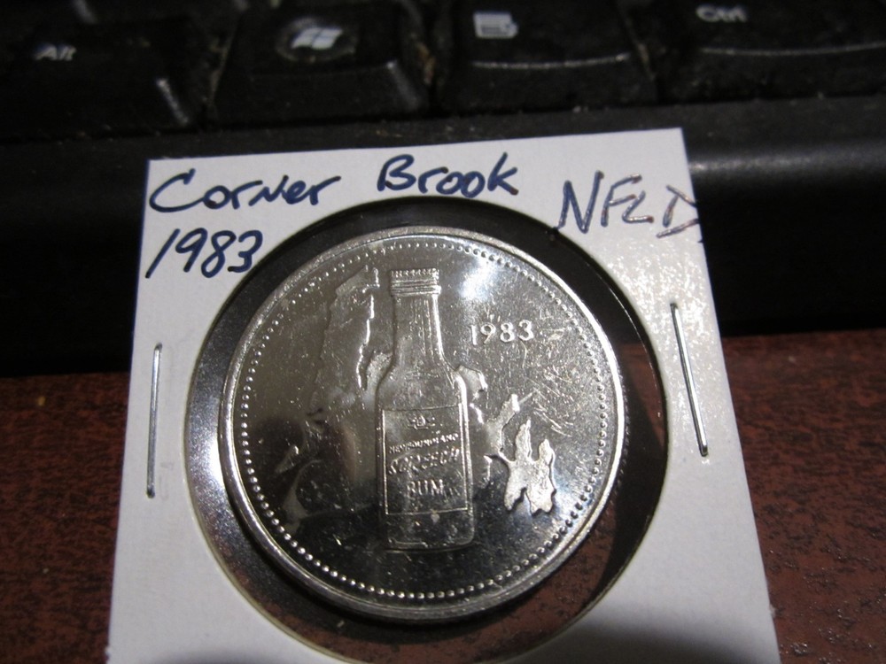 1983 - Screech Rum - Corner Brook, NFLD - Canada Trade Dollar / Token