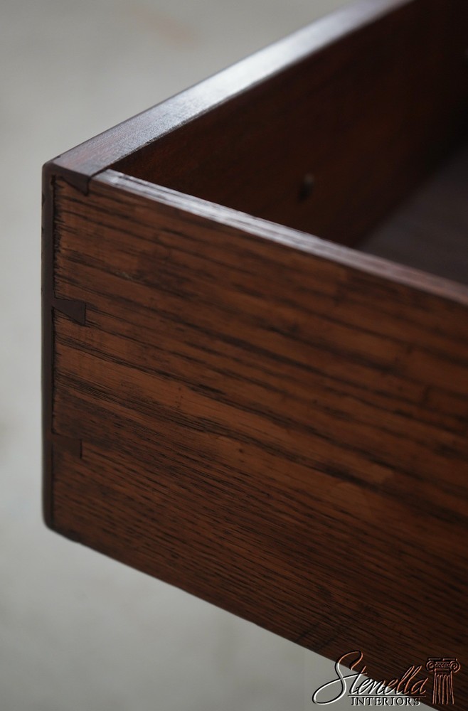 LF70575: Bench Made Cherry Chippendale 2 Drawer Sofa Table