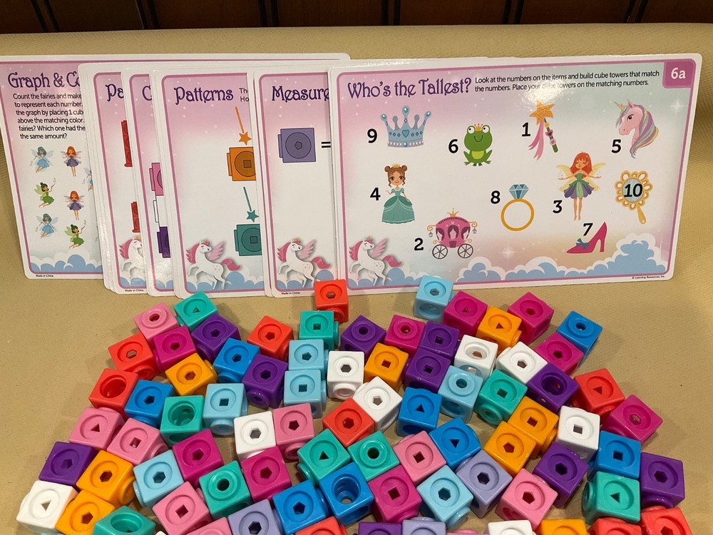 Learning Resources MathLink Cubes Fantasy Set