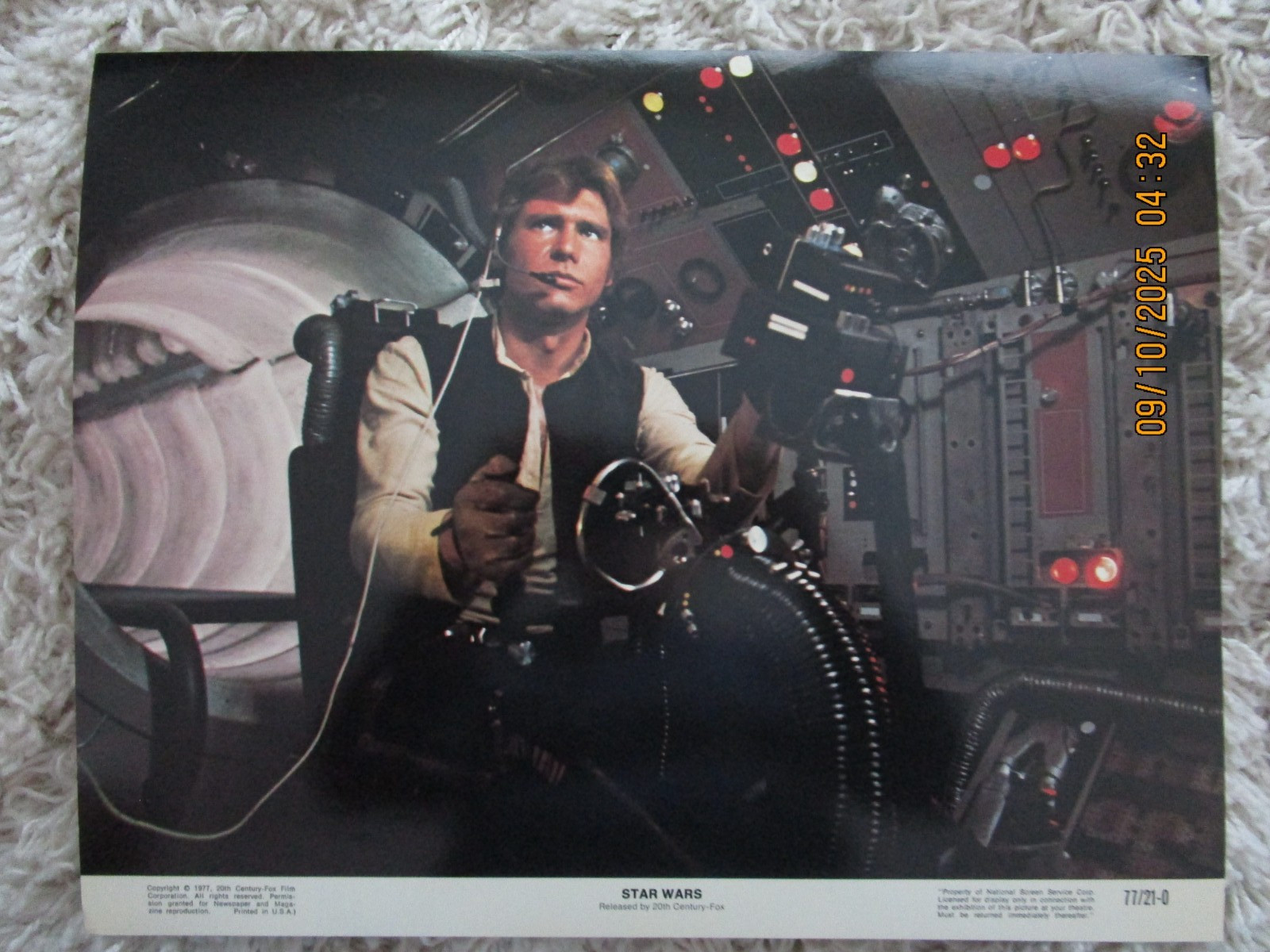 Vintage Original 1977 Star Wars Movie Lobby Card Set 77/21-0 Lot of 8 11x14