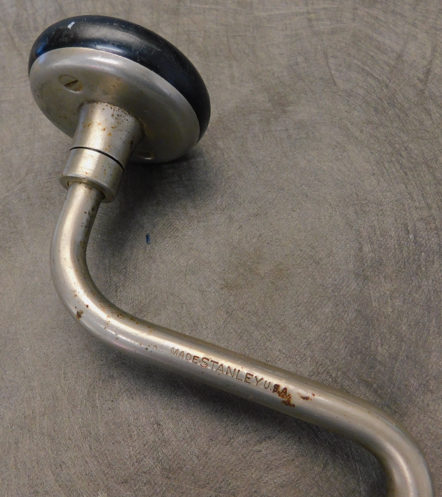 Stanley Bell System B No. 2101 A 10" Bit Brace Auger Bit / Vintage Drill Tool