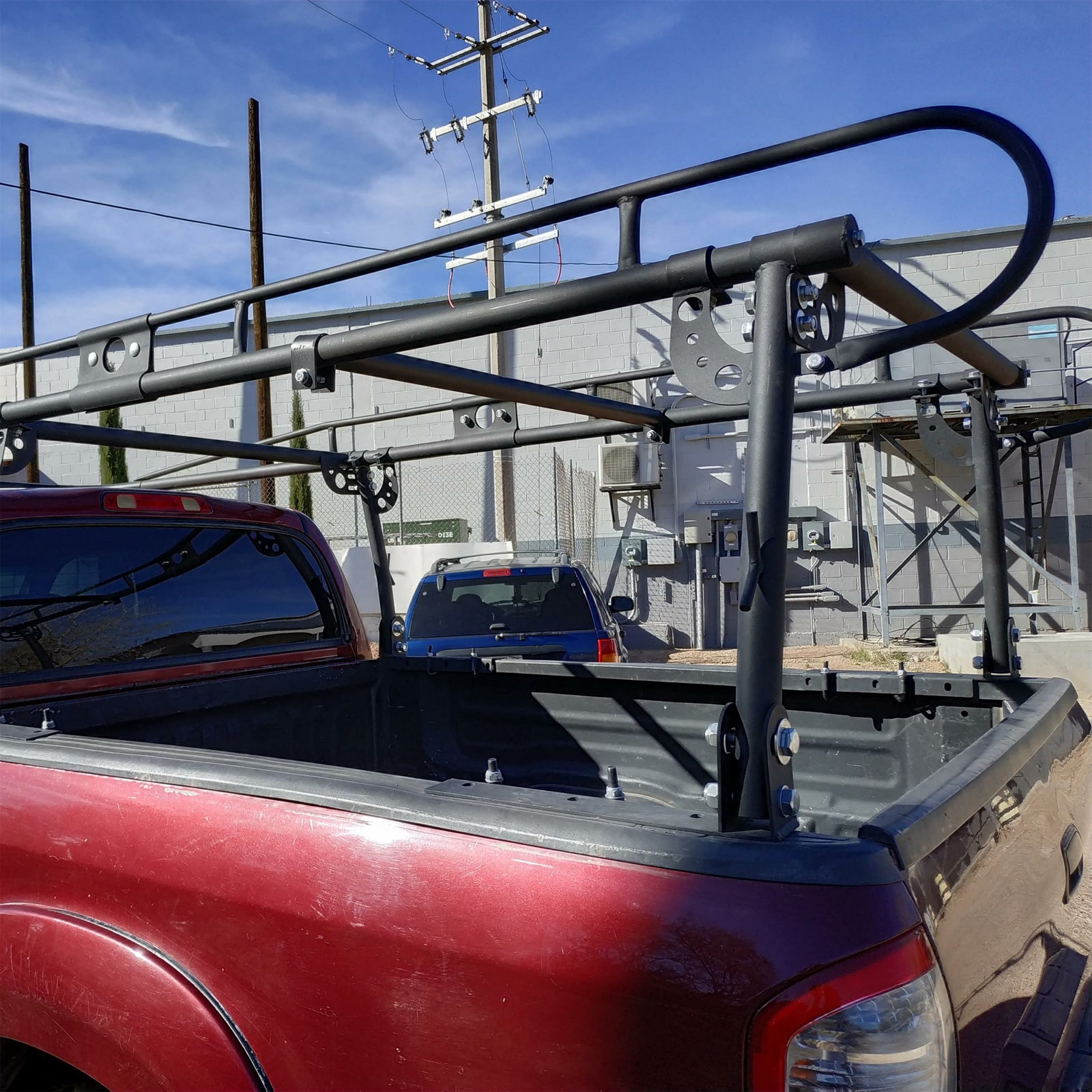 Adjustable Full Size Bed Truck Trunk Ladder Rack Pick Up Lumber Kayak Utility