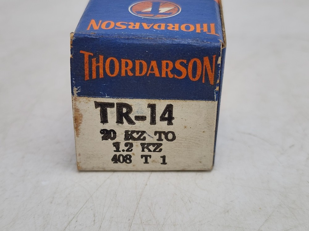 Vintage Thordarson TR-14 Transistor Input Interstage Transformer 20KZ 1.2KC