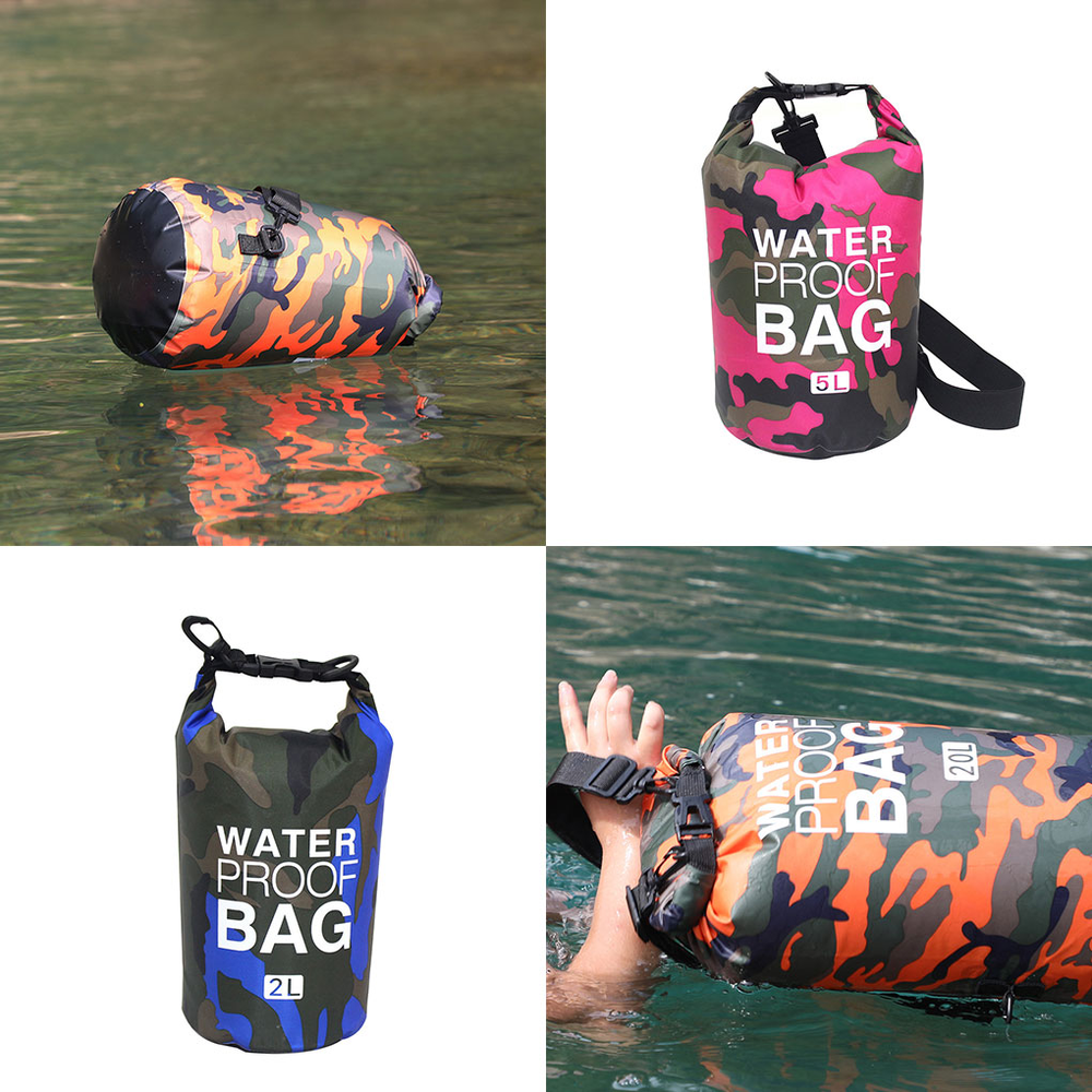 Outdoor Waterproof Bag Camouflage Polyester Double Shoulder Portable Backpack