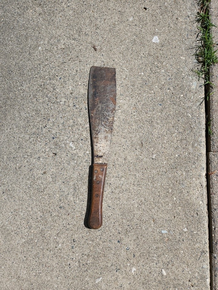 Large Unique Antique Machete