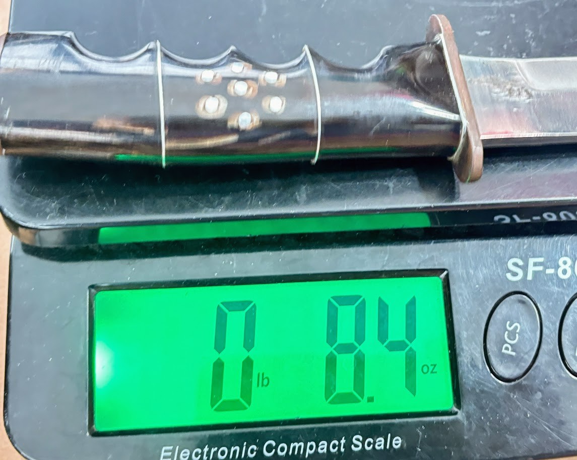 Bowie Knife with Hardshell Black Carbon Fiber Sheath Unique Collectible Knives