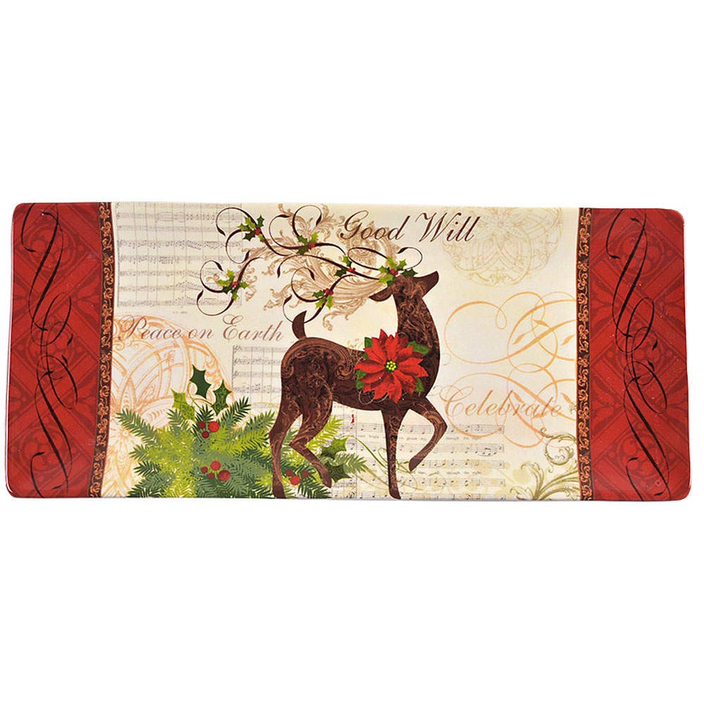 Certified International Winter Garden 11" Rectangular Serving Platter 9958292