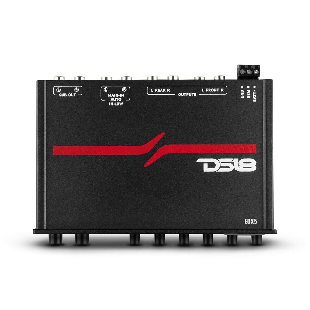DS18 EQX5 High Volt 5 Band Equalizer with High Level Input