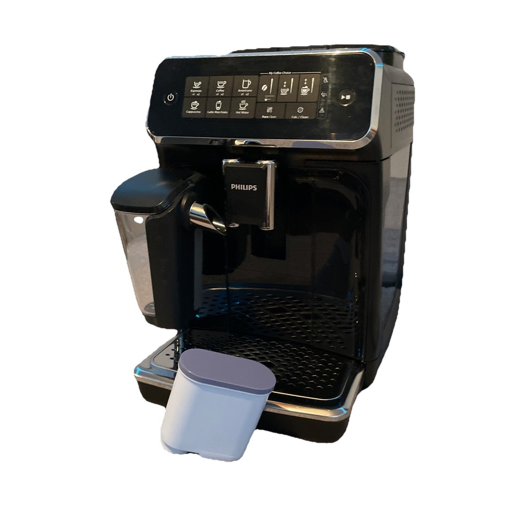 Philips 3200 Series Fully Automatic Espresso Machine w/ LatteGo Black & Filter