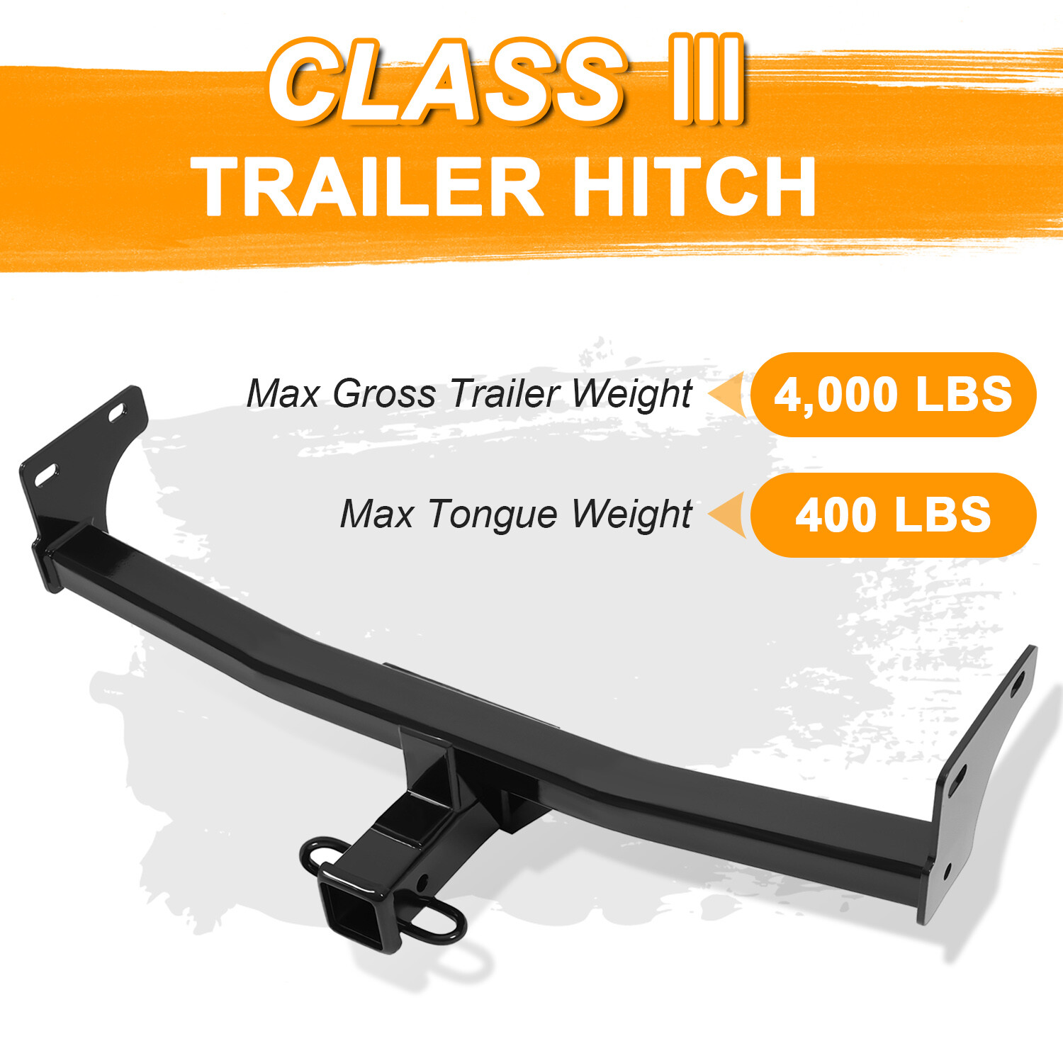 Class-3 Trailer Hitch 2" Receiver Rear Towing For Jeep Patriot Compass 2011-2017