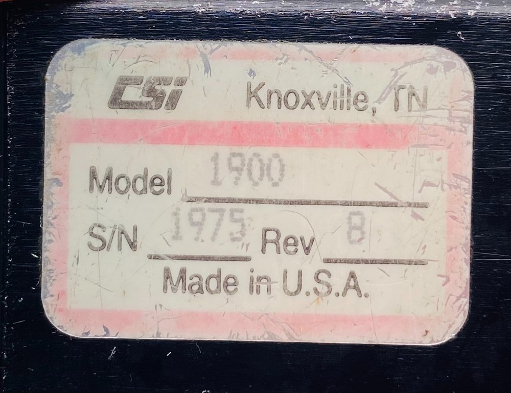 CSI 1900 VIBRATION ANALYZER