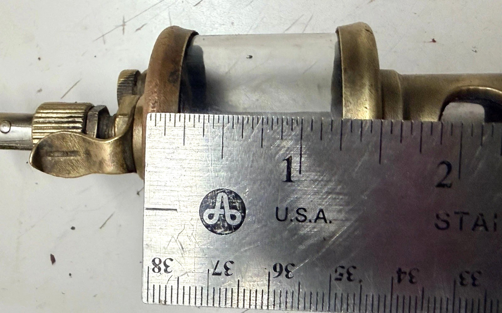 Brass Cylinder Oiler Small IHC M Famous Mogul Hit Miss Engine 1/4" NPT