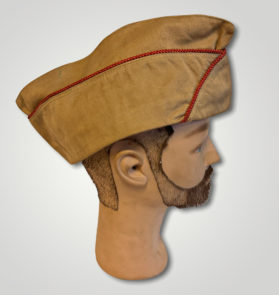 WW2 US Military Garrison Cap Hat Khaki e