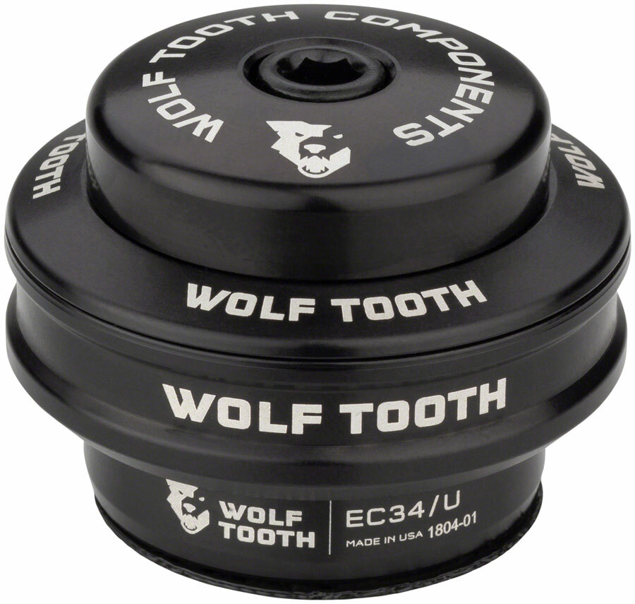 Wolf Tooth Components EC34/28.6 Upper Headset 16mm Stack Black