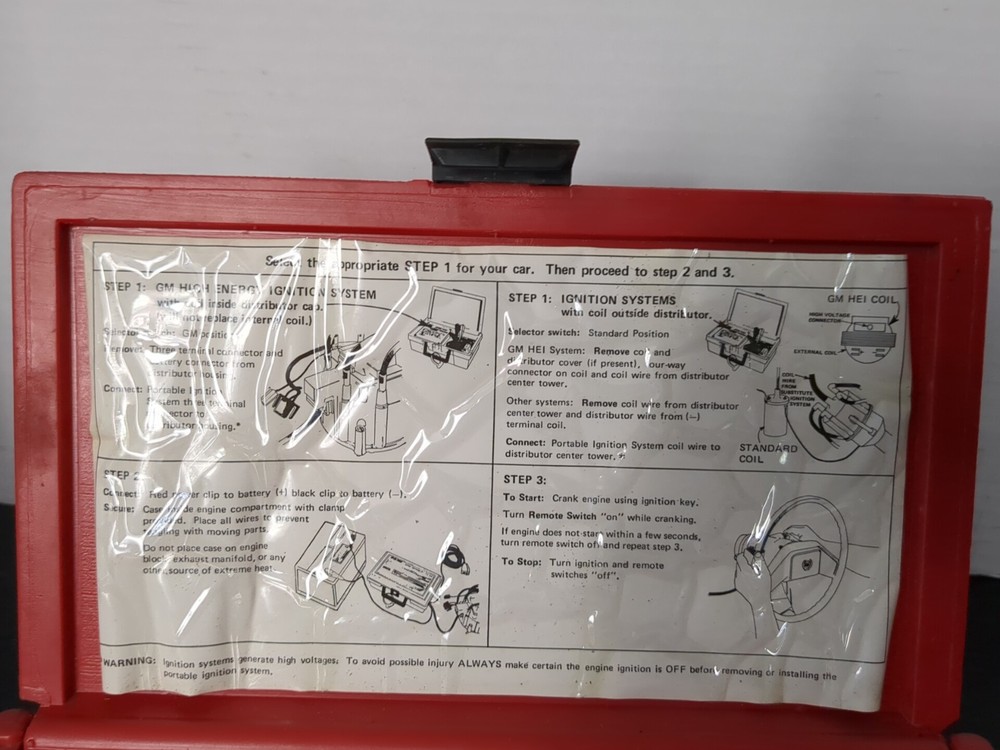 KD Tools 2632 Portable Ignition System Bypass for Breakdowns K-D W/Red Case READ