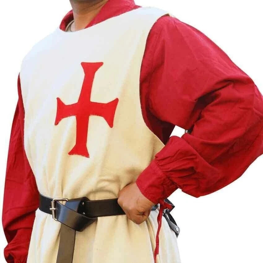Medieval Templar Cloak & Tunic Crusader Knights Clothing Renaissance Costume SCA