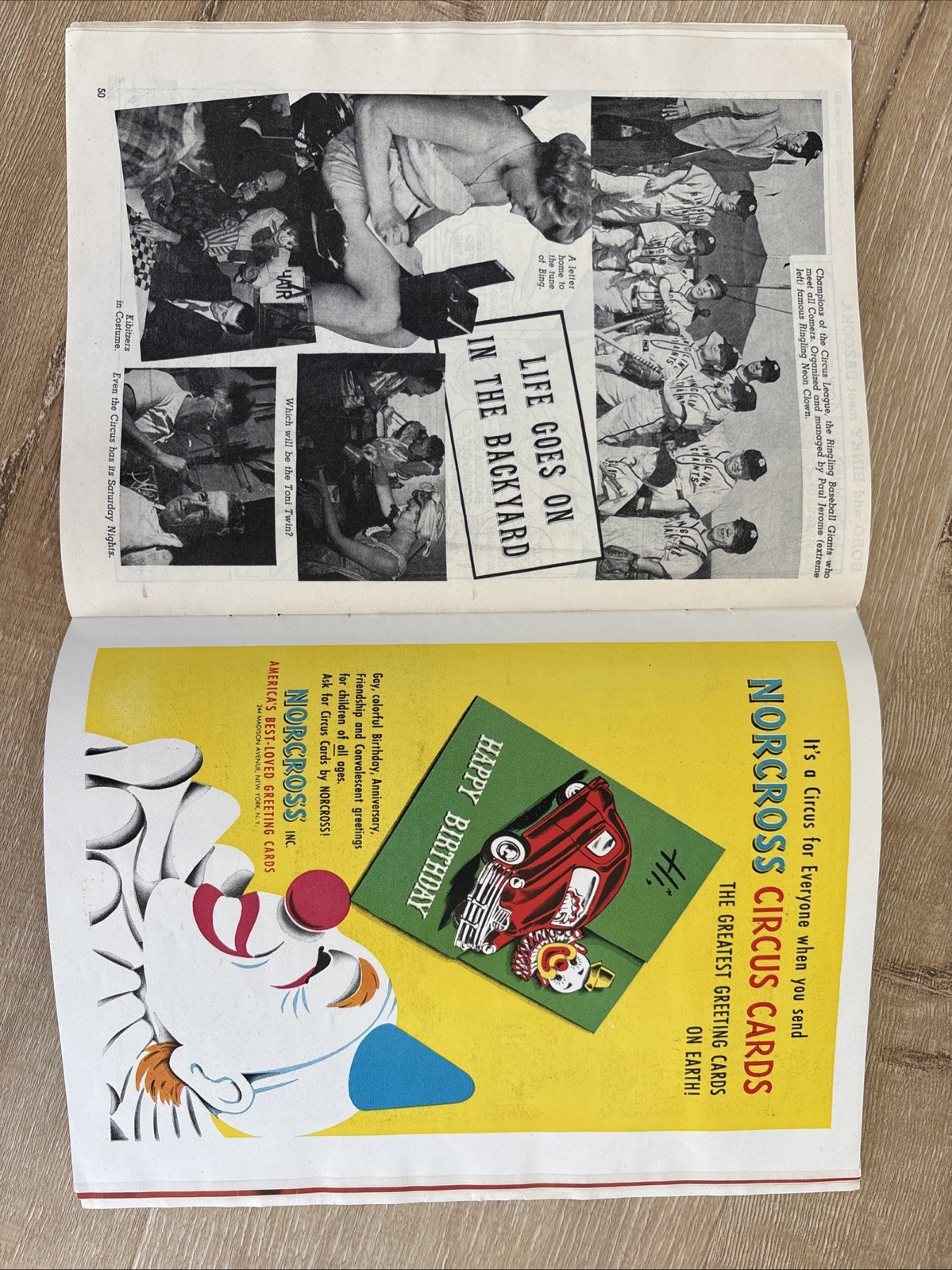 RINGLING BROS and Barnum & Bailey Circus 1949 Vintage Program Magazine