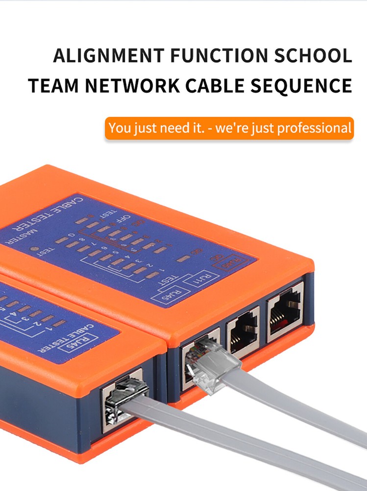 Mini Network LAN Cable Wire RJ11 RJ45 Tester Network Cable Tester Checker