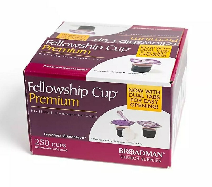 Premium Communion Set Prefilled Fellowship Cup Juice/Wafer-250 Sets Supper FRESH