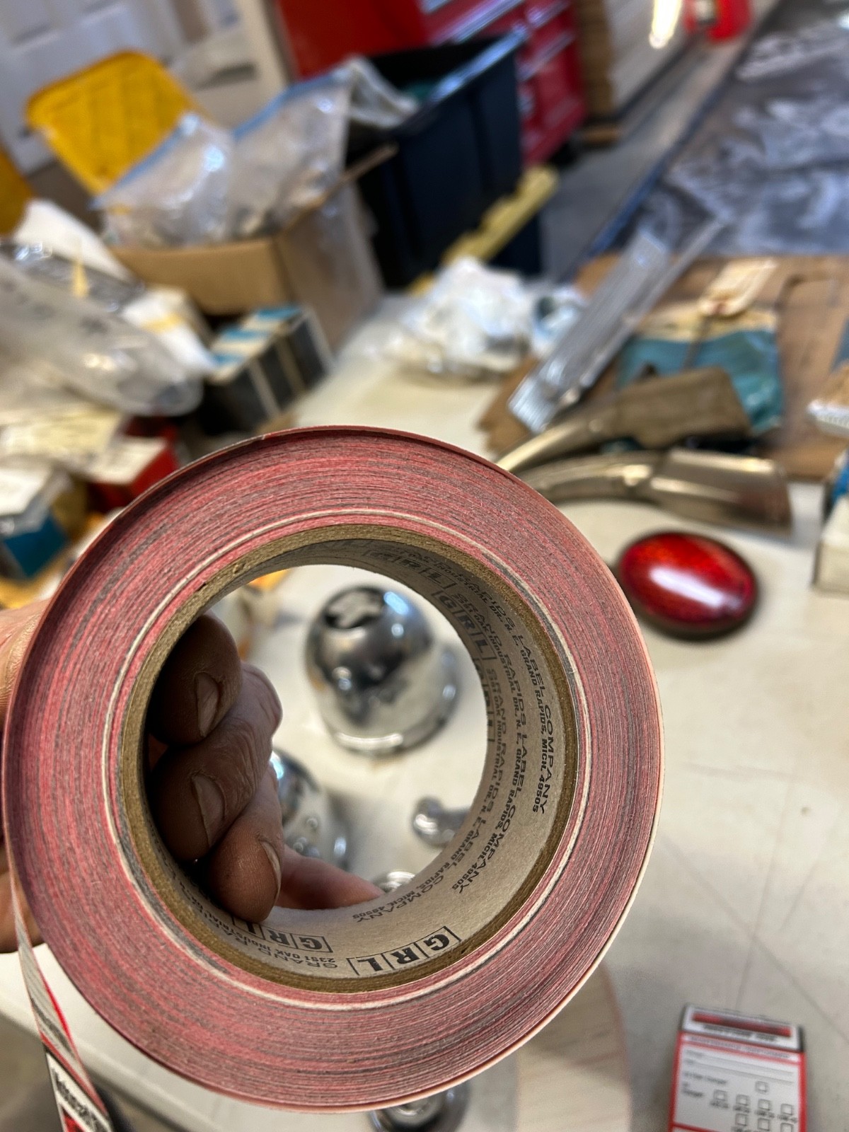 Vintage Ford Motorcraft Oil Change Maintenance Stickers FROM THE ROLL