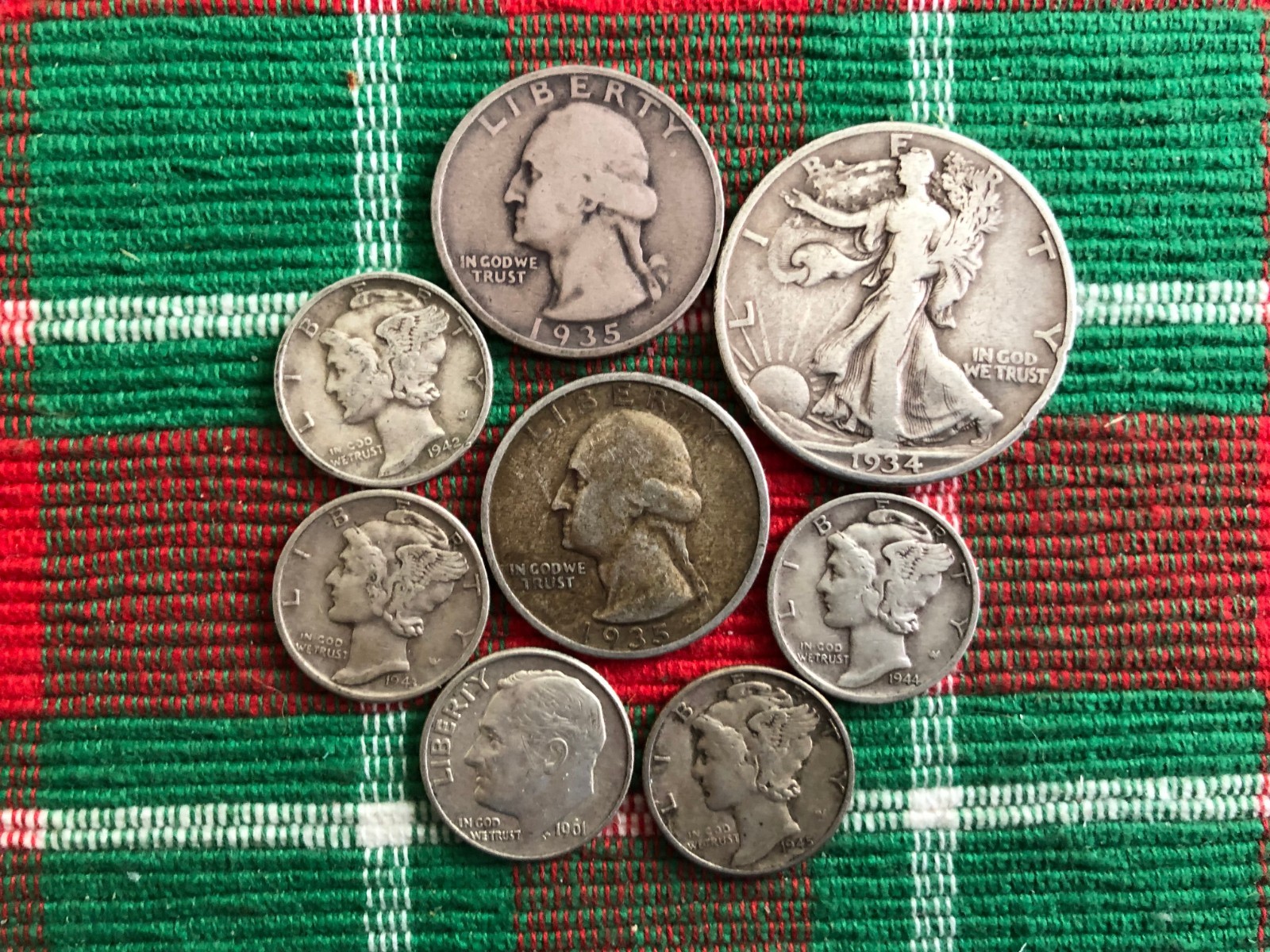U.S. Silver Coins - Motherlode Mixed Lot #3 - $ 1.50 Face Value - Bargain LOOK!