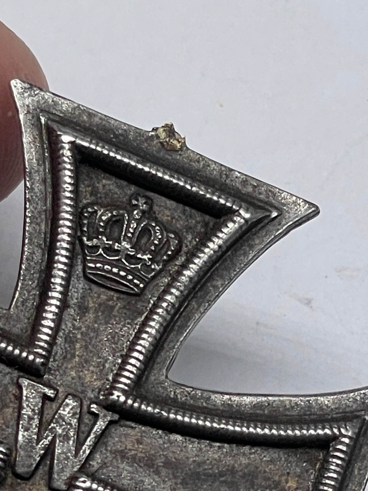 Imperial German Iron Cross - Original WW1 Issue - Broken Ribbon Ring