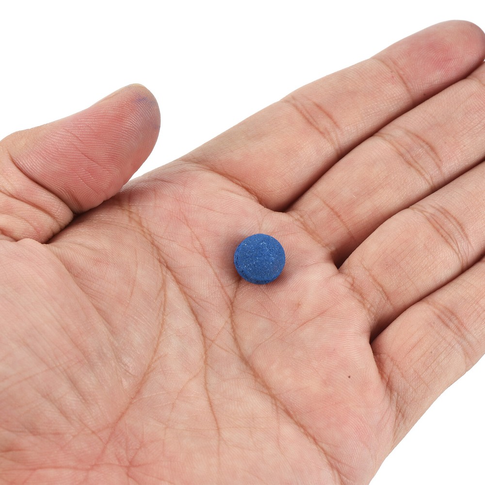 10mm Billiard Slide Stick Tips, 50pcs Replacement Tips, Blue