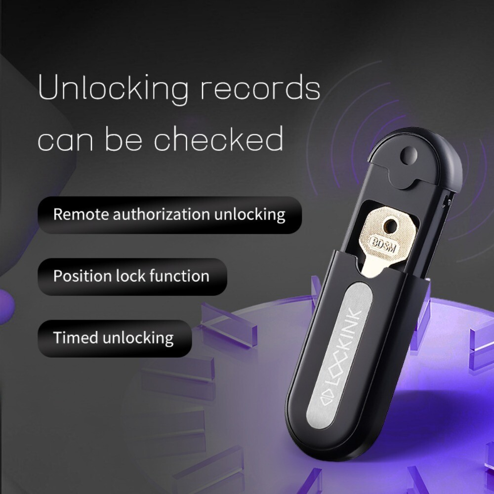 Man APP Bluetooth Remote Control Chastity Lock Key Cage Contro Chastity Lock Box
