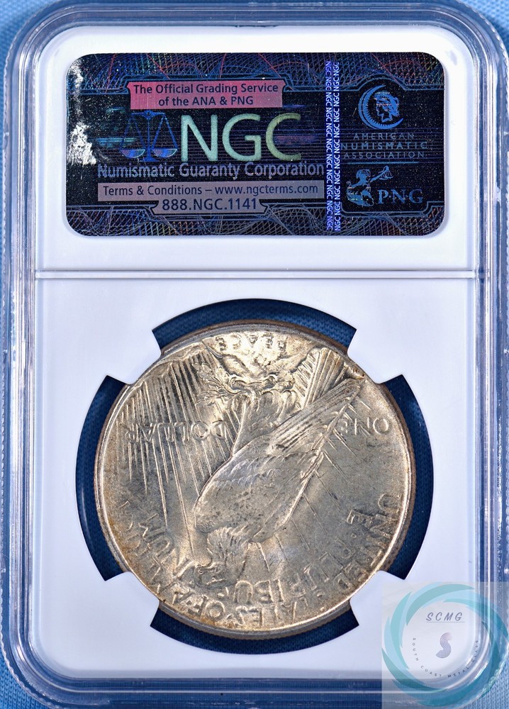 1925 Peace Dollar NGC MS 65 - Impeccable Gem Specimen!