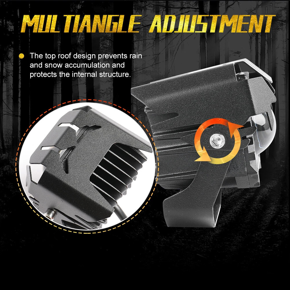 14" LED Light Bar + 3" Pods + Mount Bracket Kit For Can-Am Maverick X3 2016-2023