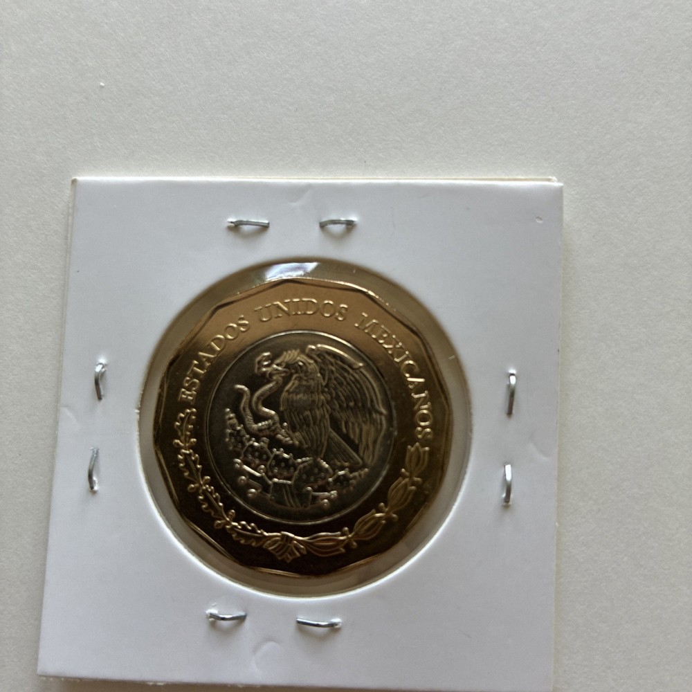2021 $20 pesos ERROR PLANCHET DOBLE EAGLE UNC MEXICO