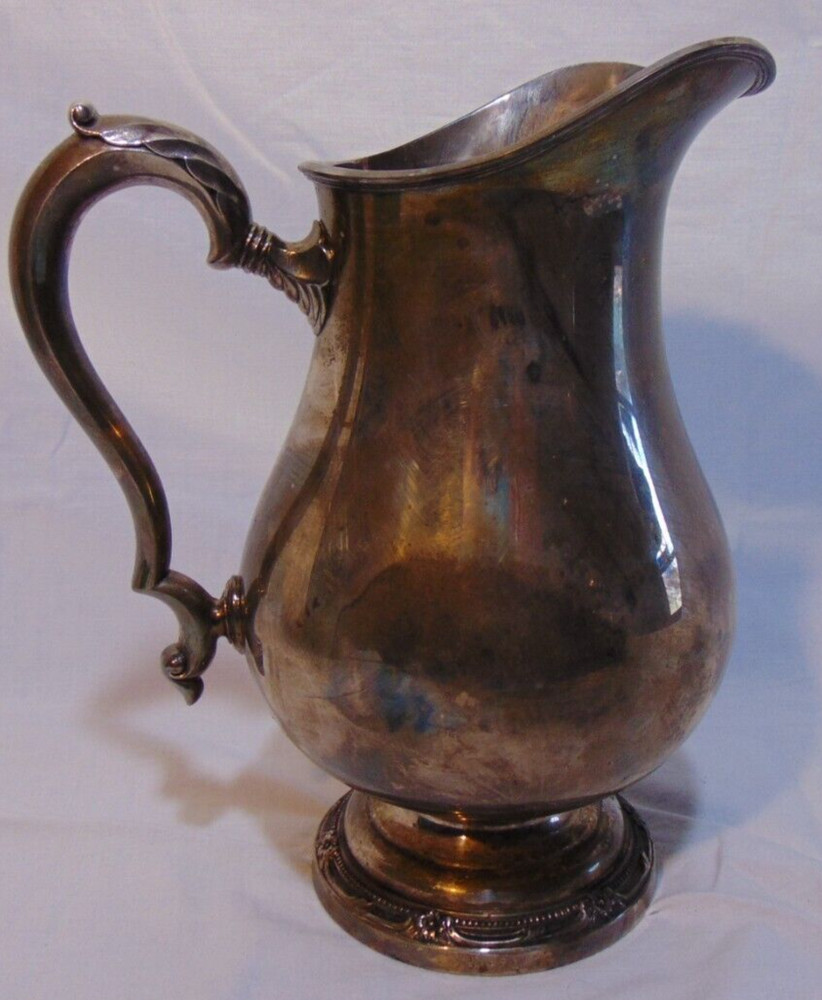 Rogers Bros Silverware Remembrance 1847 Water Pitcher Mid Century Vintage 9817