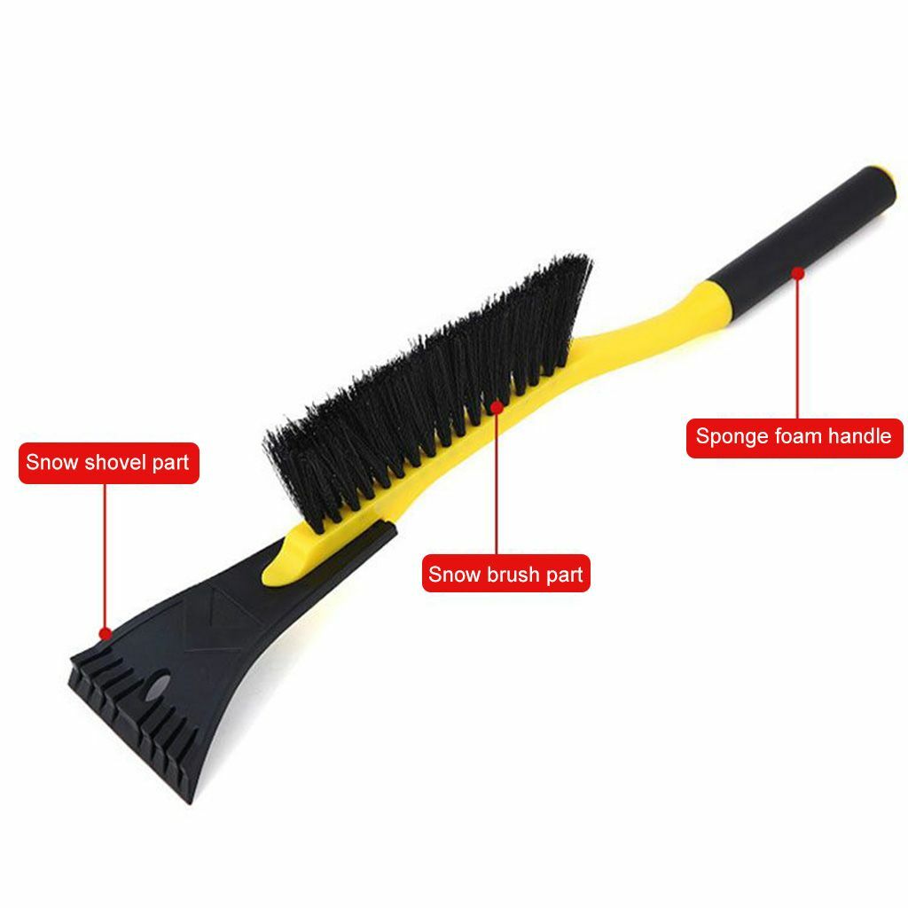US For Car Truck SUV Windshield Remover Scraper Car Snow Brush with Ice Scraper