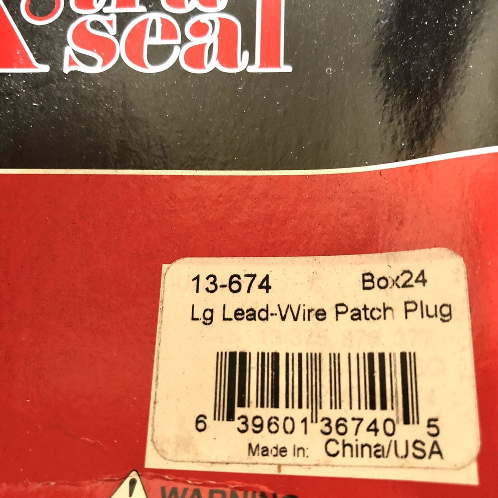 LG LEAD-WIRE PATCH PLUG 13-674 BOX 24
