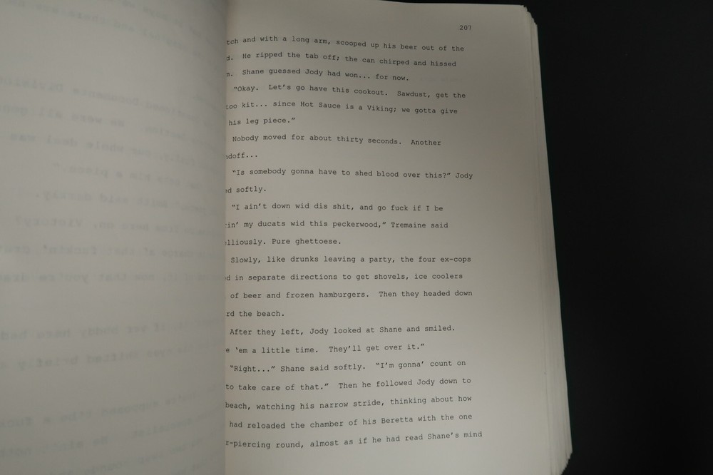Original Book Script The Viking Funeral Stephen Cannell Studios Collection 2000