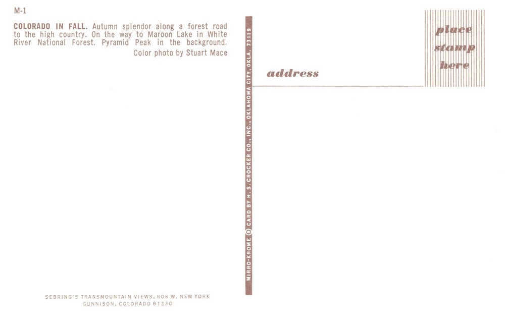 COLORADO IN FALL - PC4302